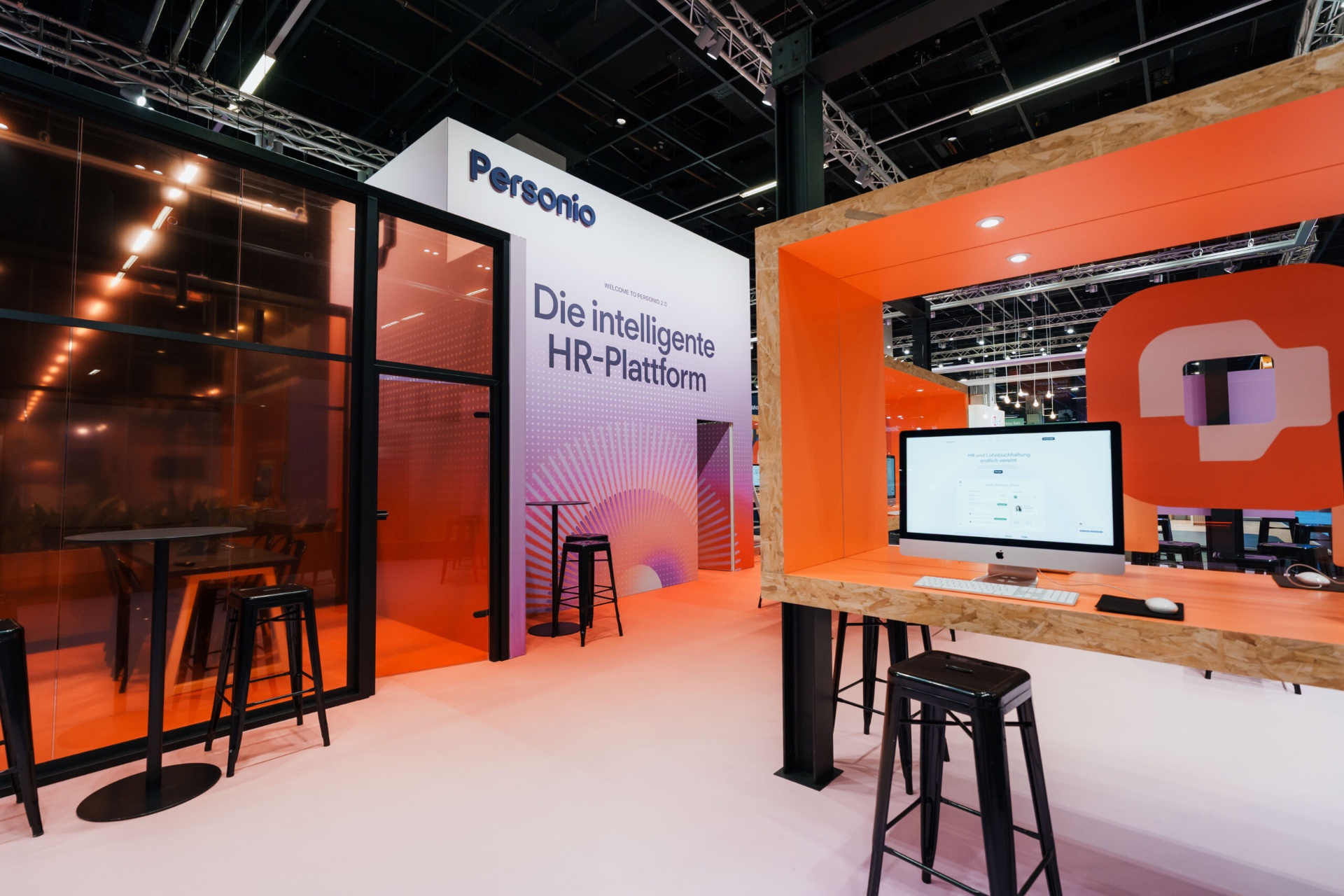 Messekonzept für Personio: Messestand