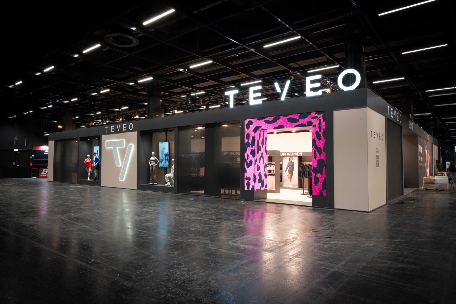 Messekonzept für TEVEO: Messestand
